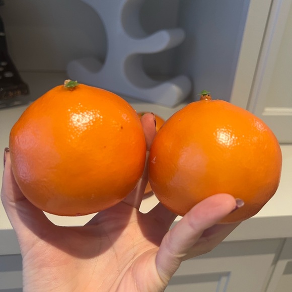 Fake Orange Artificial Fruits Model Lifelike Tangerine Home House Decor 8 Total - Picture 7 of 13